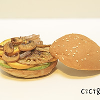 【汉堡】-菌菇堡的做法图解3