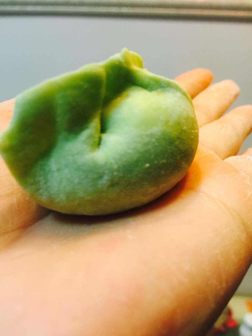 彩色饺的做法图解2