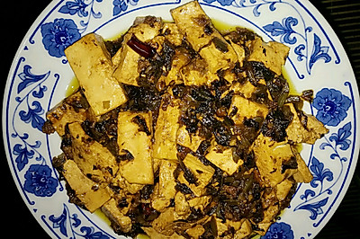 肉沫雪菜烧豆腐