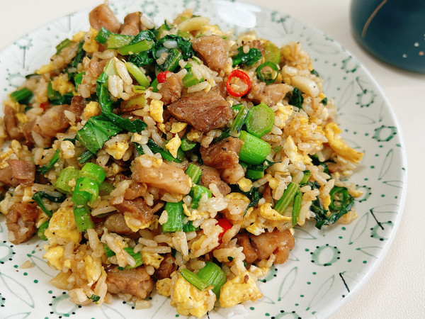 五彩肉丁炒饭，鲜香好吃适合带饭！