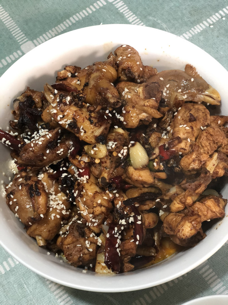 超级下饭的生炒公鸡的做法