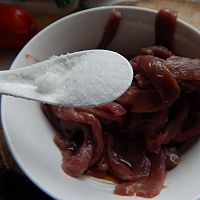 茭白烧牛肉丝的做法图解4