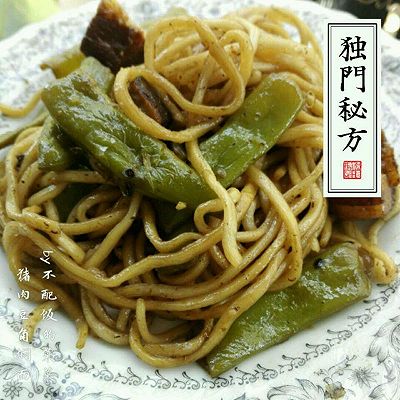 爱上面食之猪肉豆角焖面，吃货必修课