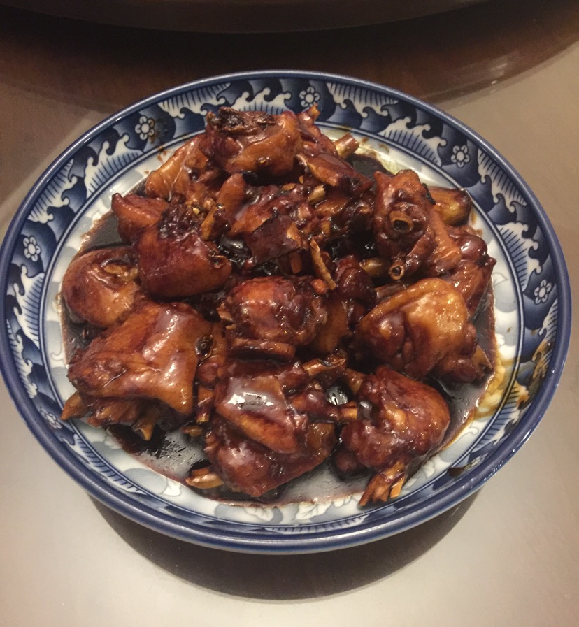 吮指三杯鸡的做法图解6