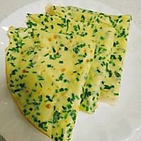 虾皮韭菜鸡蛋饼的做法图解10