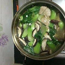 油菜肉片汤