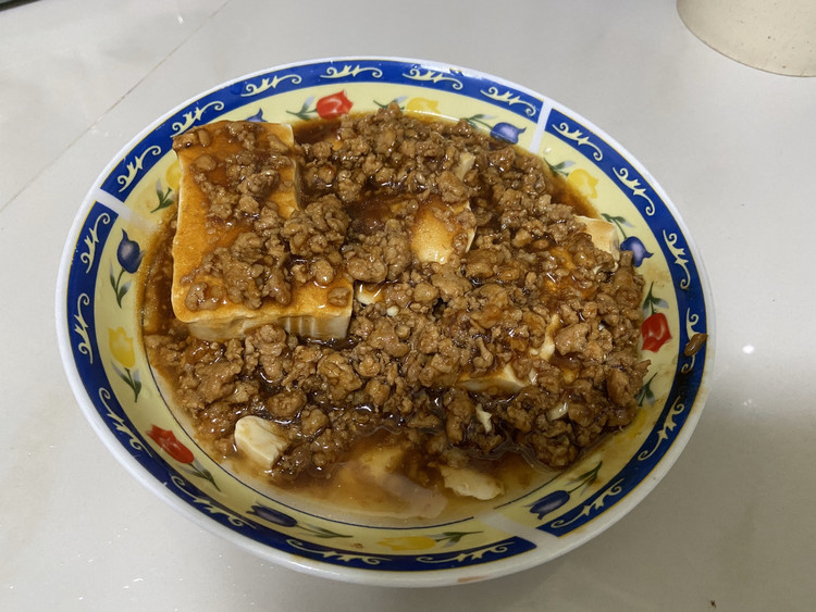 大马家喻户晓的肉碎豆腐的做法