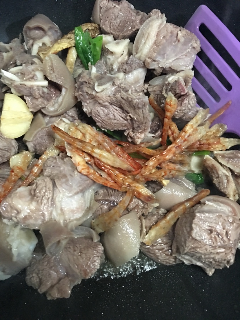 虾干炆羊肉的做法图解6