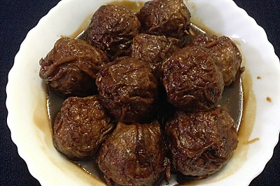 油面筋塞肉（肉圆）- 无锡老家的最最家常菜