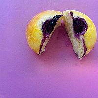 蓝莓爆浆小面包宝宝辅食的做法图解3