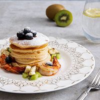虾肉pancake的做法图解7