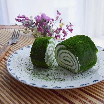 芝士抹茶毛巾卷