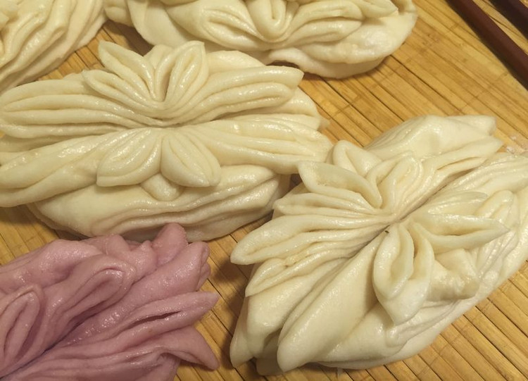 莲花馍的做法