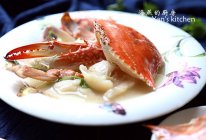 螃蟹疙瘩汤#京蟹世家#的做法