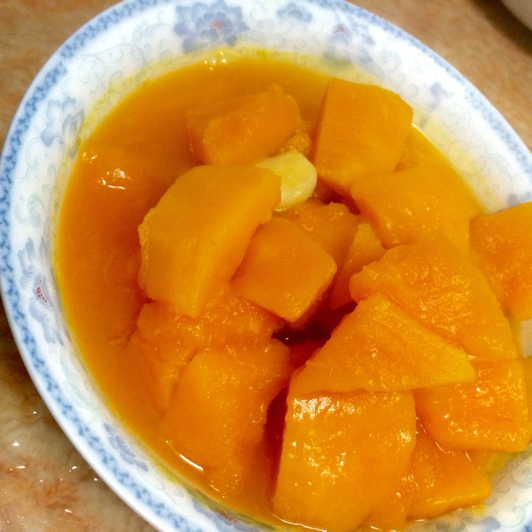 圆圆甜糯水煮南瓜的做法