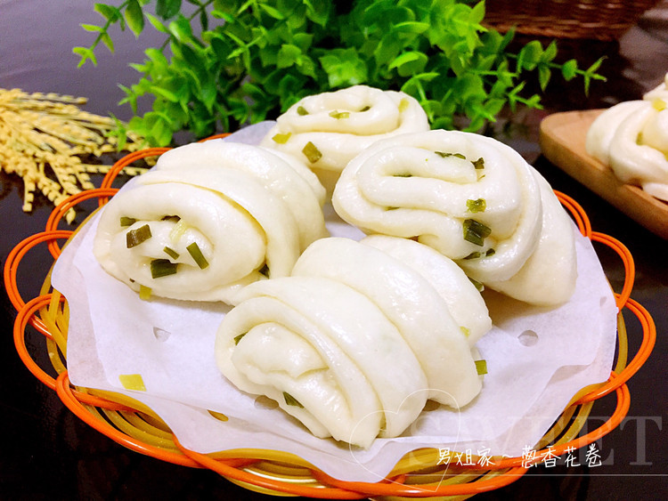 葱香花卷～简易版的做法