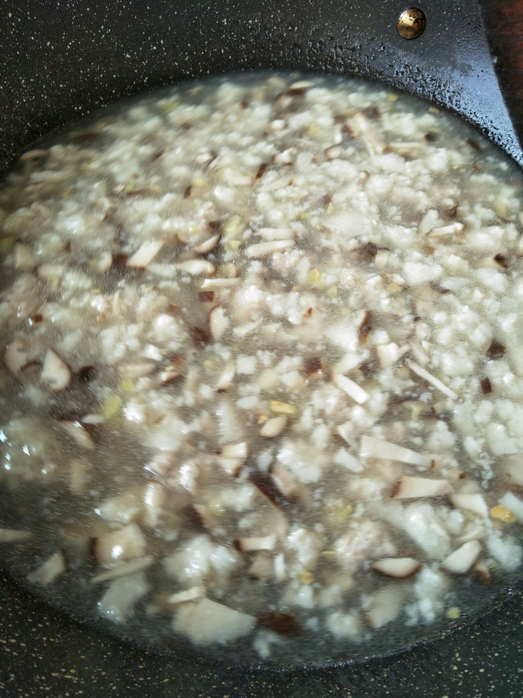 肉末香菇汤的做法