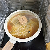 #珍选捞汁 健康轻食季# 超鲜的番茄金针菇豆腐汤的做法图解8