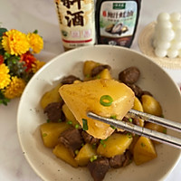 #黄河路美食#羊肉炖土豆的做法图解12
