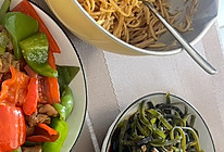 凉拌土豆丝/海带丝的做法