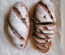 『香醇蓬松』新手友好的可可核果面包的做法