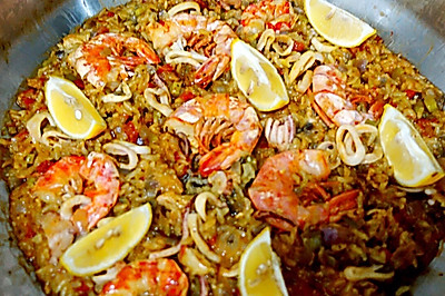 安利皇后锅版西班牙海鲜饭paella