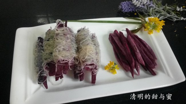 豆薯记－－豆粉紫薯两吃的做法