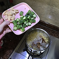 秋葵玉米火腿羹-一个人也要好好吃饭的做法图解4