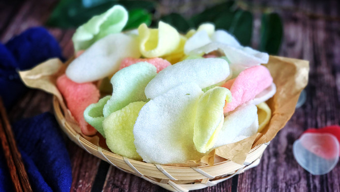 记忆中的美食～炸虾片