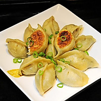 婆婆丁馅水煎饺#秋天怎么吃#的做法图解9