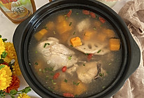 #鸡汁入家宴 感恩正当“食”#鸡汁莲藕胡萝卜鸡汤的做法