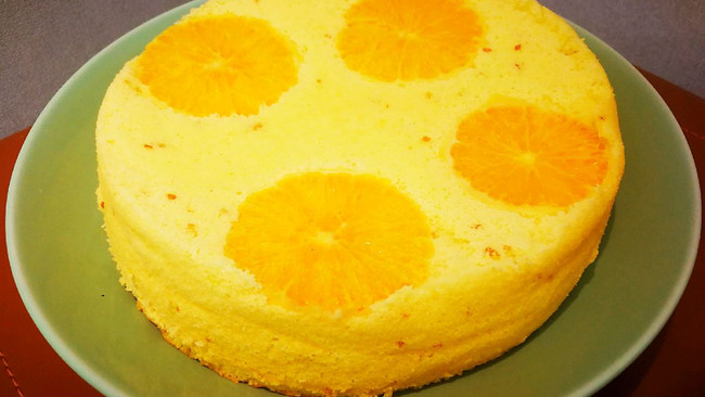 香橙戚风蛋糕的做法