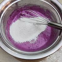 #蓝莓怎么吃# 浪漫治愈的蓝莓干紫薯瑞士蛋糕卷的做法图解3