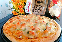 #安佳马苏里拉芝士挑战赛#吃一口就放不下的披萨的做法