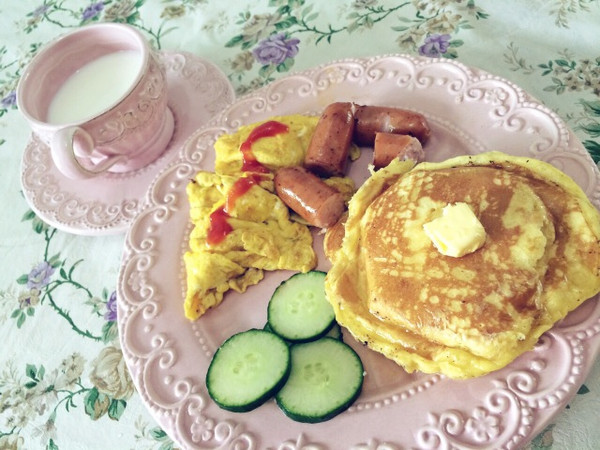 早餐松饼/pancake/hotcake的做法