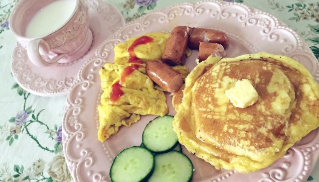 早餐松饼/pancake/hotcake的做法的做法