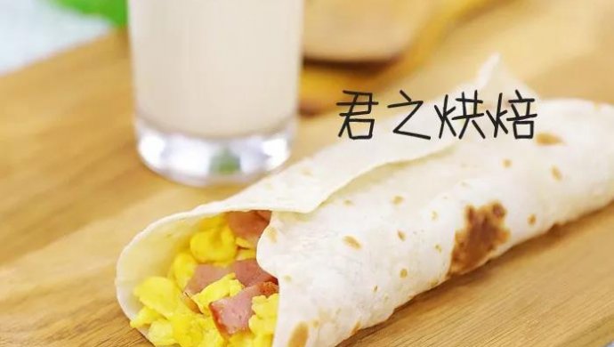 明天的早餐吃什么？我有炒蛋培根卷饼！