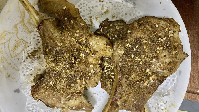 超级简单的烤法式羊排