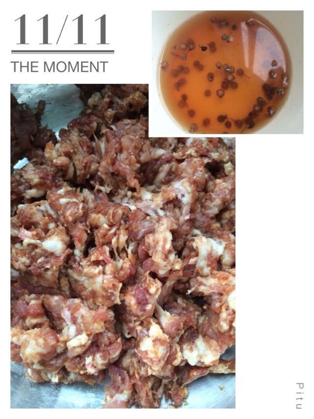 酸菜千层肉饼的做法图解2