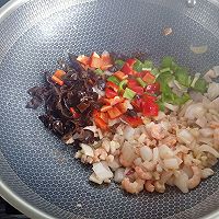 豆腐炒虾仁的做法图解4