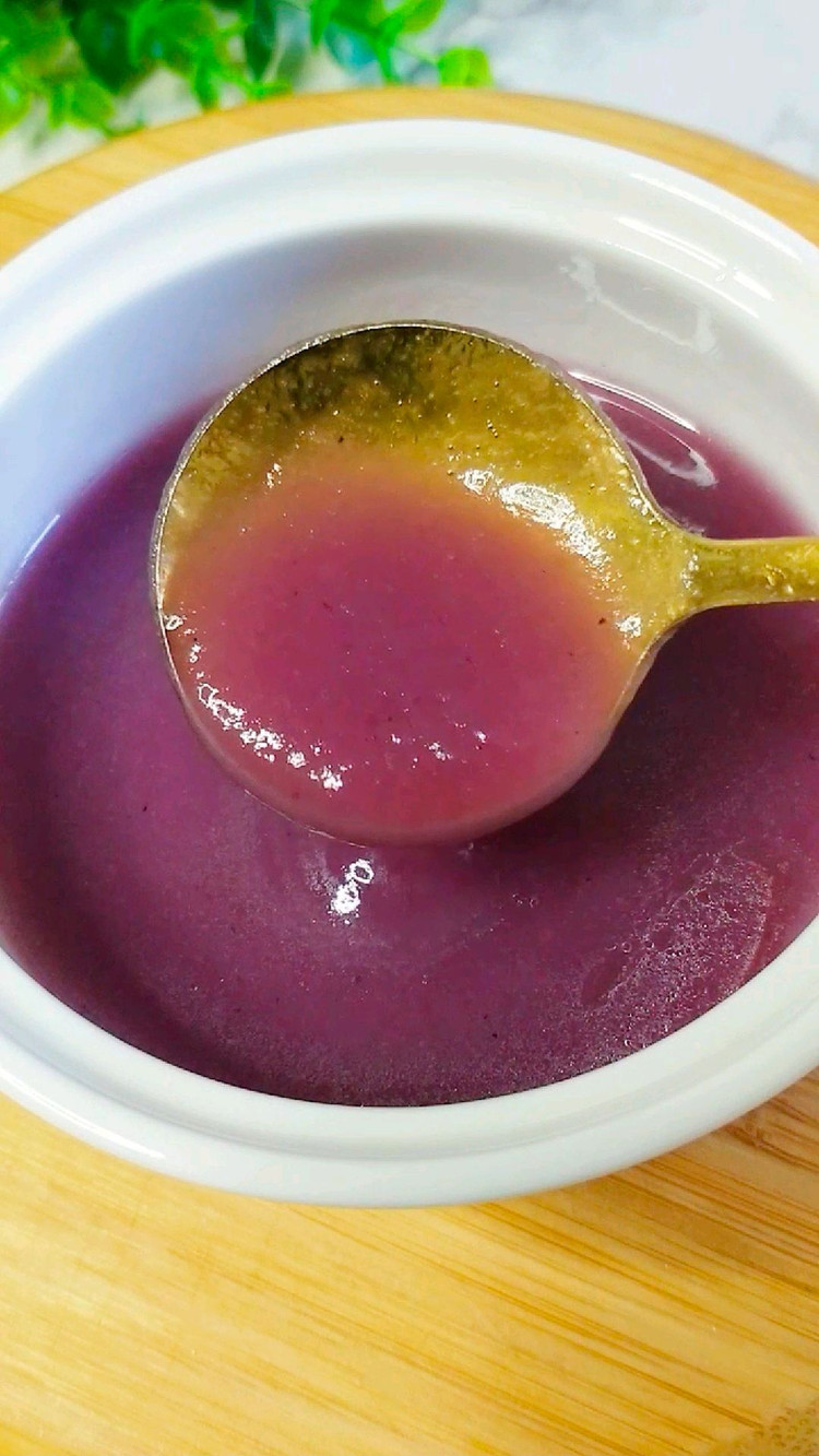 紫甘蓝苹果泥 6+宝宝辅食的做法