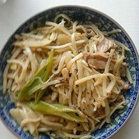 土豆丝炒肉片的做法图解5