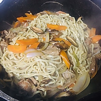 什菜烩伊面的做法图解4