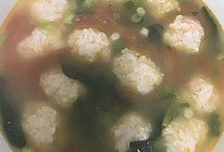 菠菜虾滑汤的做法