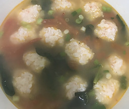菠菜虾滑汤的做法