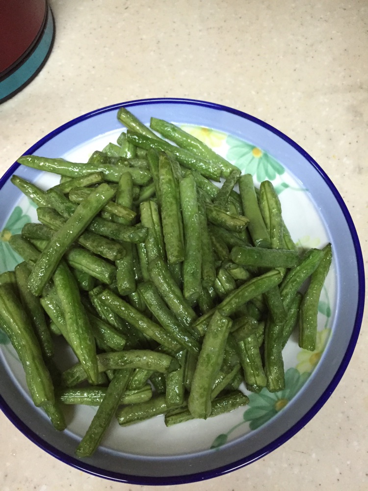 肉末芸豆的做法图解4