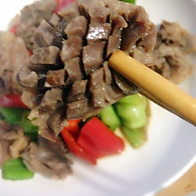 双椒爆炒鸡胗