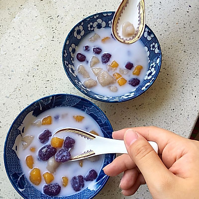 椰汁葛根芋圆