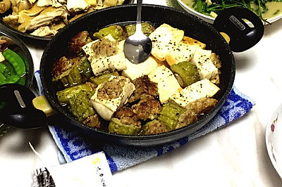 香煎讓豆腐苦瓜