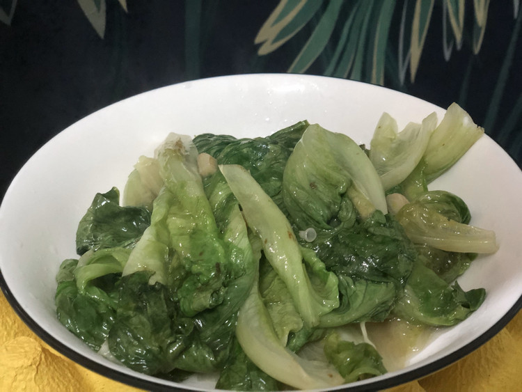 爆炒生菜的做法